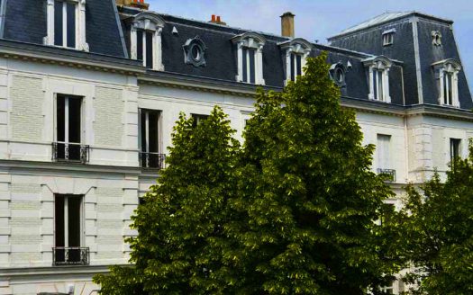 Programme Malraux à Saint Germain en Laye, façade extérieure de la Résidence Pavillon Louis XIV